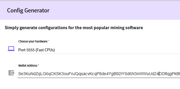 Stellite config készítő